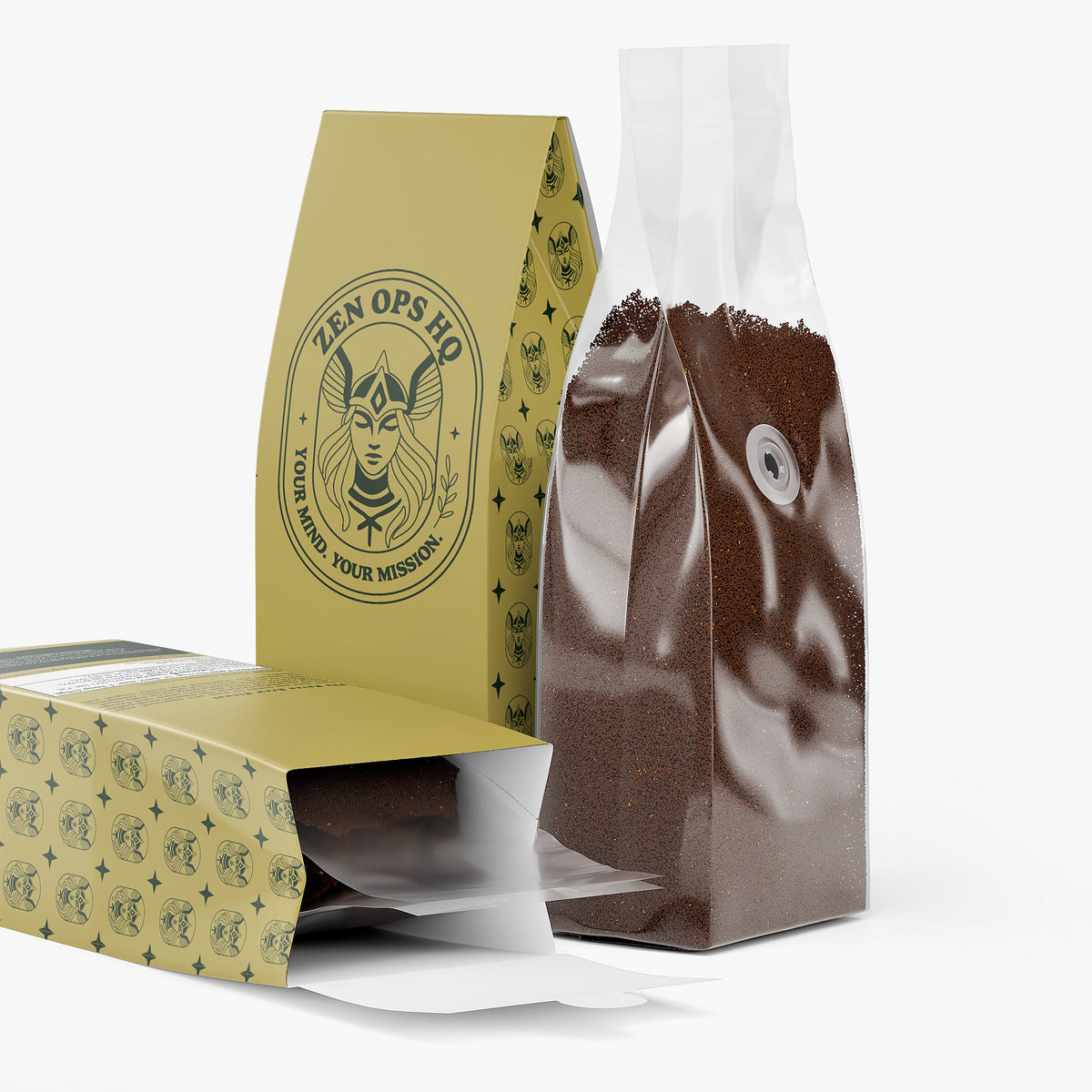 Raven Brew — Functional Mushroom Coffee Blend (Medium Roast)