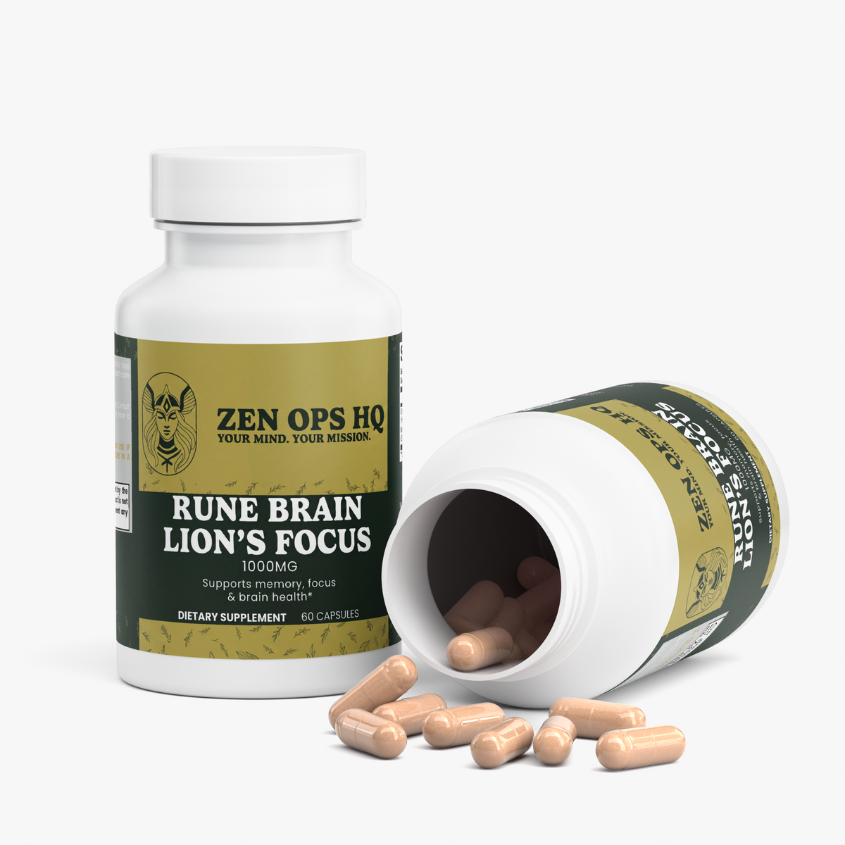 Rune Brain — Organic Lion's Mane